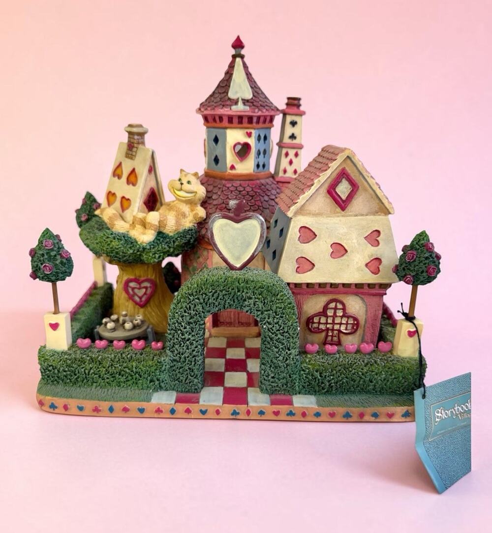 Vintage 1999 Department 56 “Storybook Village”Queen’s House Of Cards House ONLY